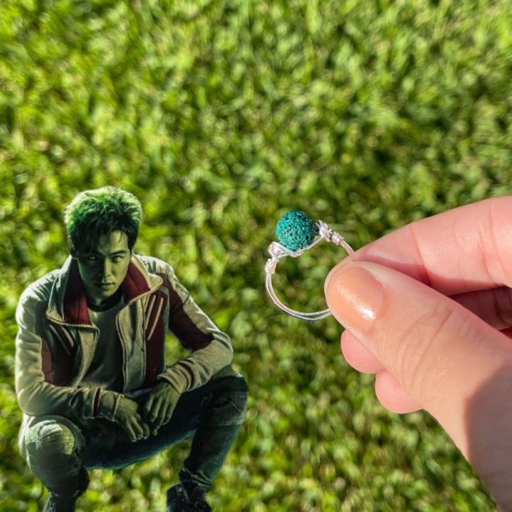 Beast Boy inspired ring